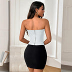 Women's Bustier Top with Figure-Flattering Design