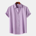 Women's Short-Sleeve Shirt in Lightweight Breathable Fabric