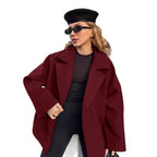 Elegant Women's Wrap Jacket with Belt and Casual Cut