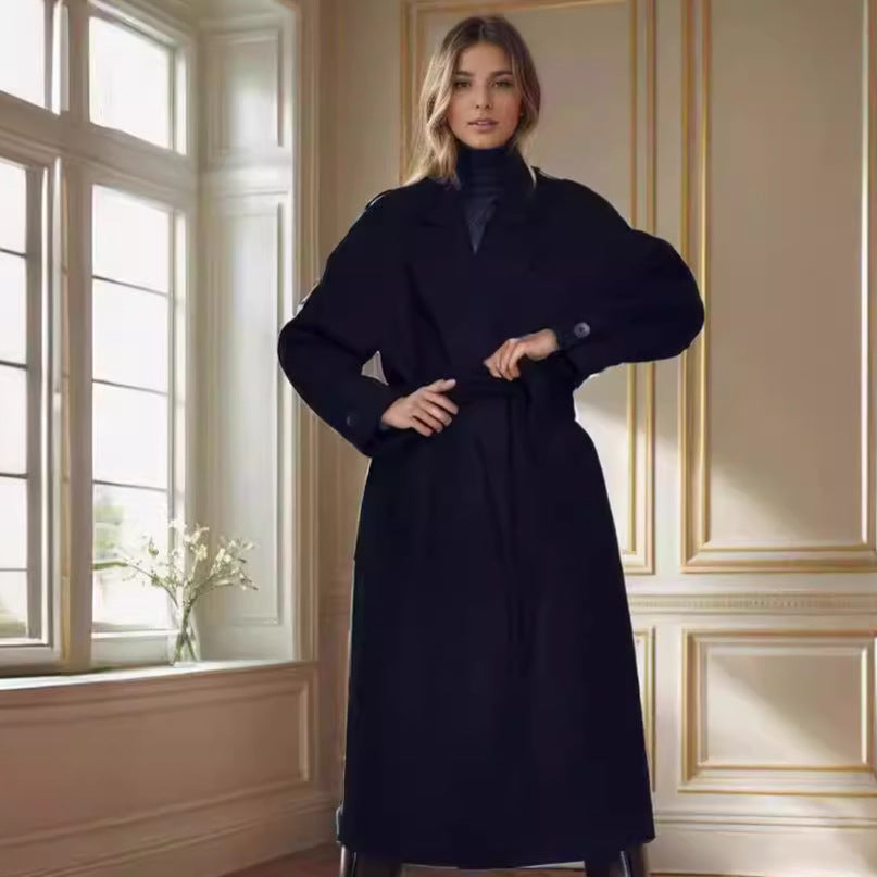 Elegant Duster Coat with Spacious Pockets