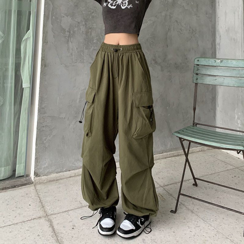 Women's Wide-Leg Cargo Pants with Practical Pockets