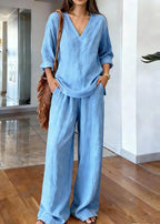 Comfortable Women's Pants with Relaxed Fit and Pockets