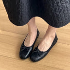 Women's Ballet Flats with Bow Detail