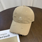 Men's Distressed Casual Baseball Cap