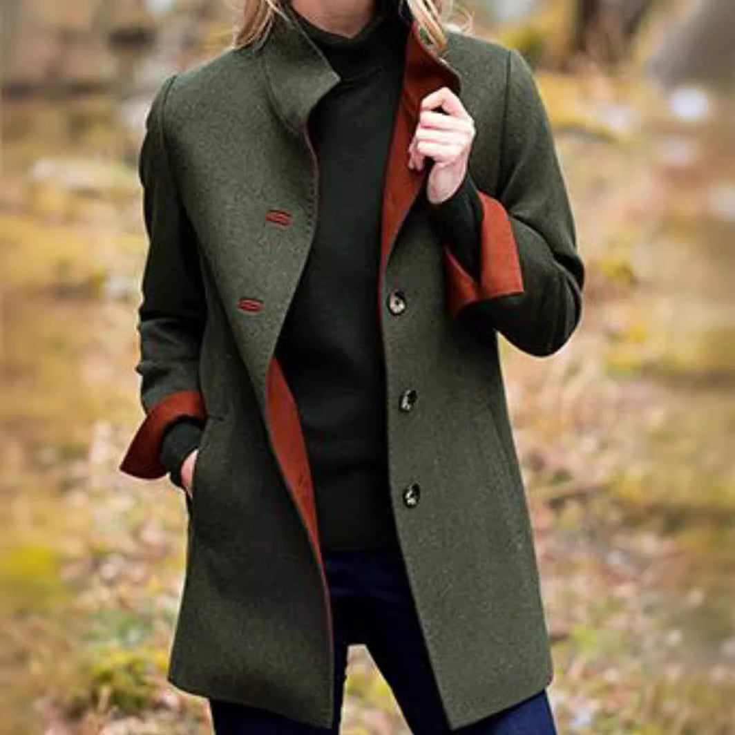 Women's Wool-Blend Coat