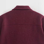 Women's Cropped Utility Jacket with Large Pockets and Modern Cut
