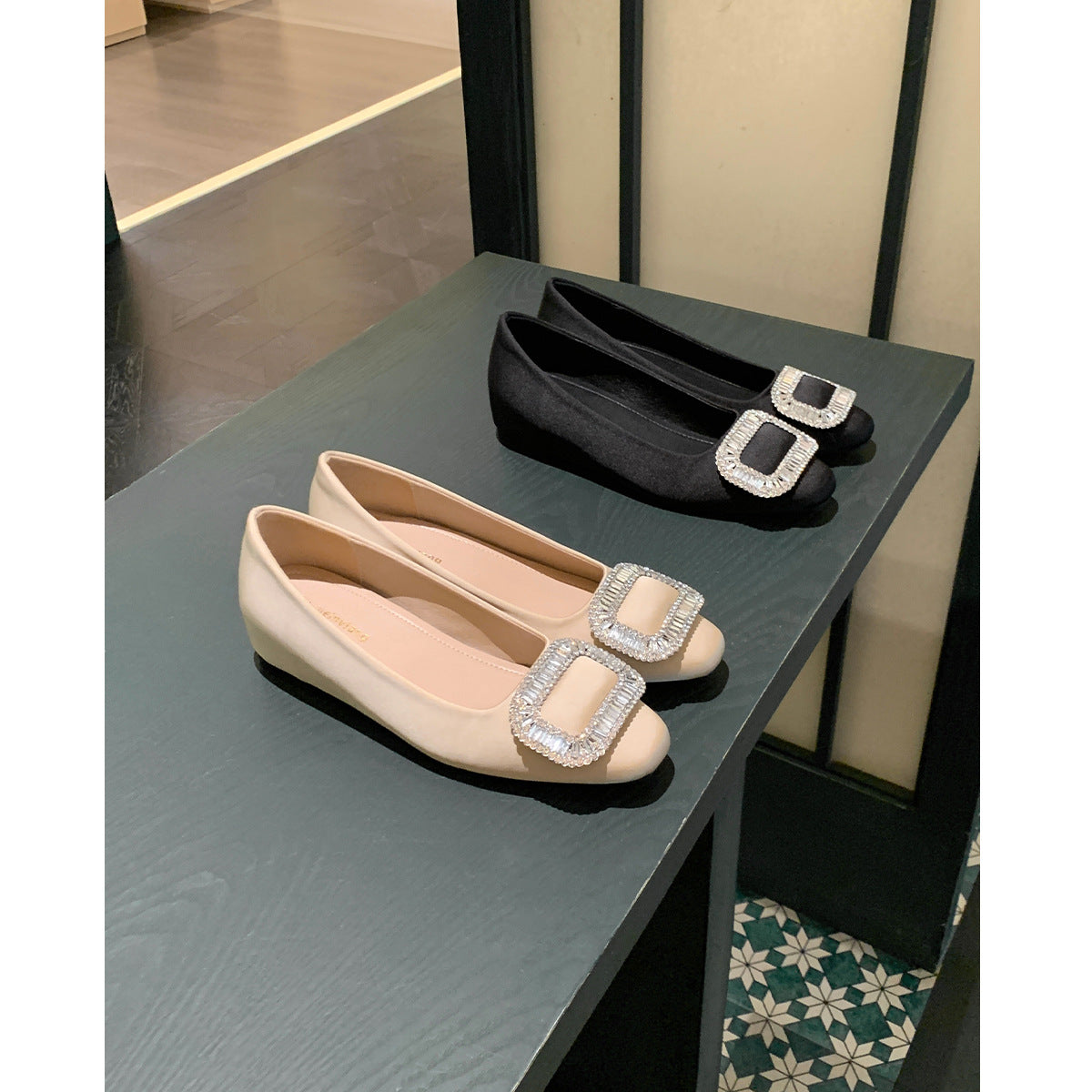 Women's Rhinestone Ballet Flats