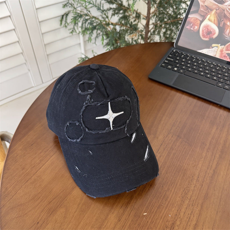 Men's Distressed Casual Baseball Cap