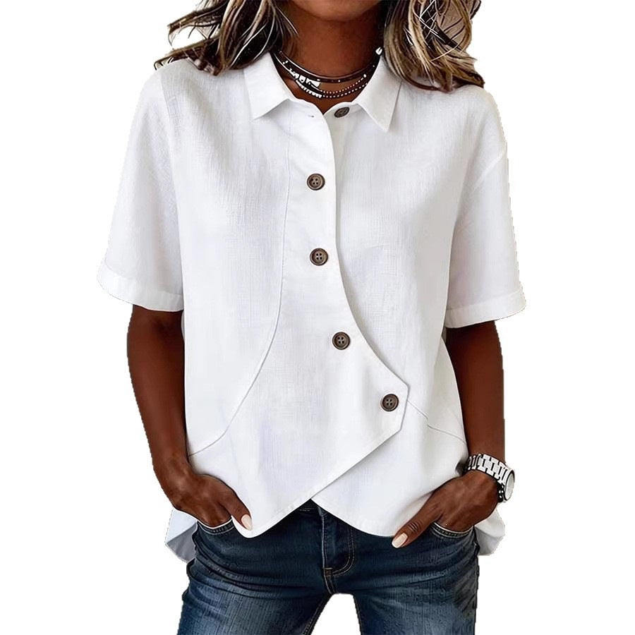 Women's Button-Detail Blouse