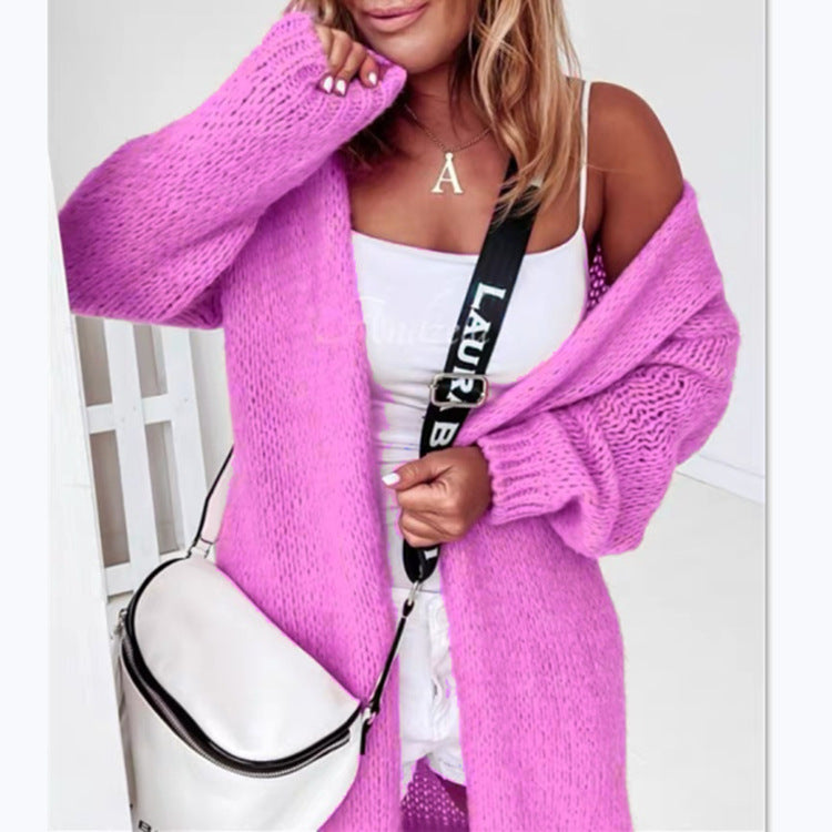 Women's Oversized Chunky Knit Cardigan