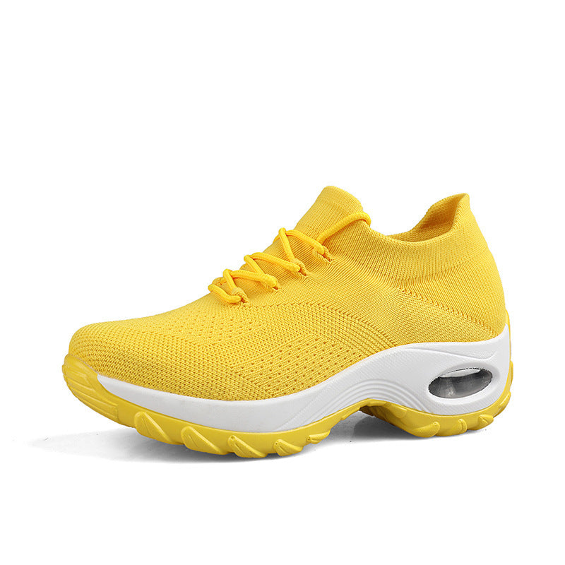 Women's Breathable Comfort Sneakers with Elastic Upper