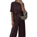 Women's Comfortable Wide-Leg Set