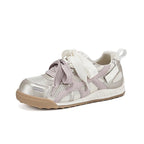 Women's Breathable Casual Sneakers with Trendy Mesh and Playful Lacing