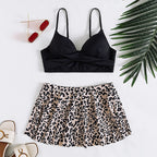 Women's Swim Skirt with Integrated Bikini Bra