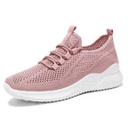 Women's Breathable Sneakers with Elastic Lacing System