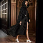 Women's Elegant Hooded Cape Jacket