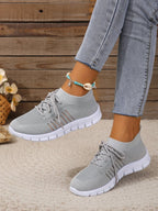 Women's Breathable Sport Sneakers with Elastic Cuff