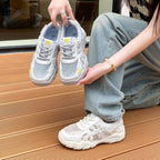 Women's Breathable Casual Sneakers with Non-Slip Outsole and Stable Construction