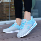 Women's Breathable Casual Sneakers with Flexible Cushioned Footbed