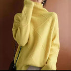 Women's Chunky Knit Turtleneck Sweater