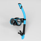Snorkel mask with ergonomic fit and innovative breathing technology