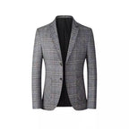 Women's Elegant Plaid Blazer