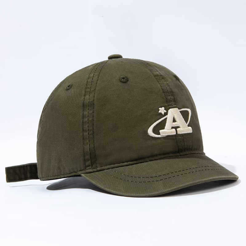 Men's Casual Embroidered Canvas Cap