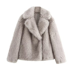Women's Glamorous Faux Fur Coat