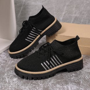 Women's Breathable and Comfortable Sneakers with Statement Sole