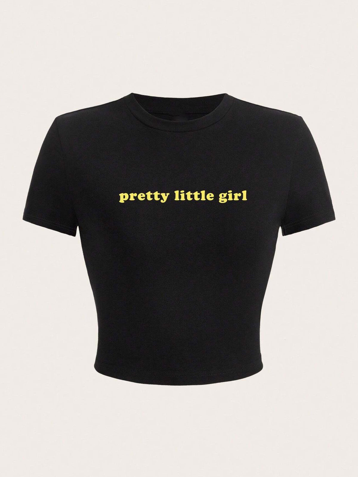 Women's Inspirational Print Crop T-Shirt
