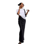 Women's High-Waisted Maxi Skirt with Side Slit