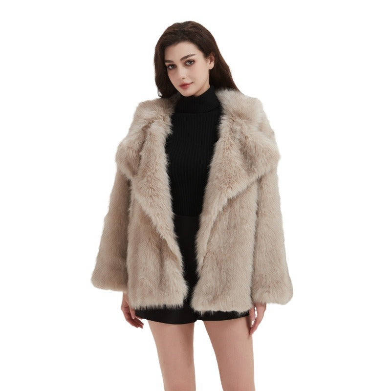 Women's Cozy Faux Fur Coat