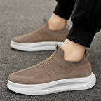 Women's Breathable Slip-On Sneakers with Elastic Upper