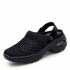 Women's Breathable Clogs with Flexible Strap Design