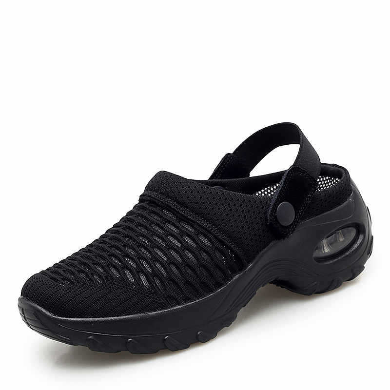 Women's Breathable Clogs with Flexible Strap Design