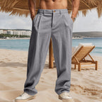 Elegant Loose-Fit Trousers with Fine Pleats