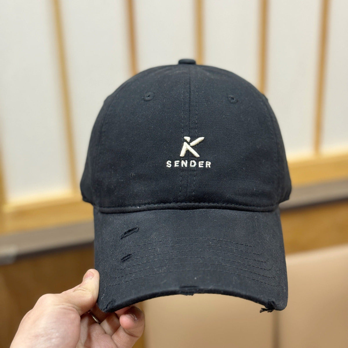 Men's Casual Distressed Baseball Cap