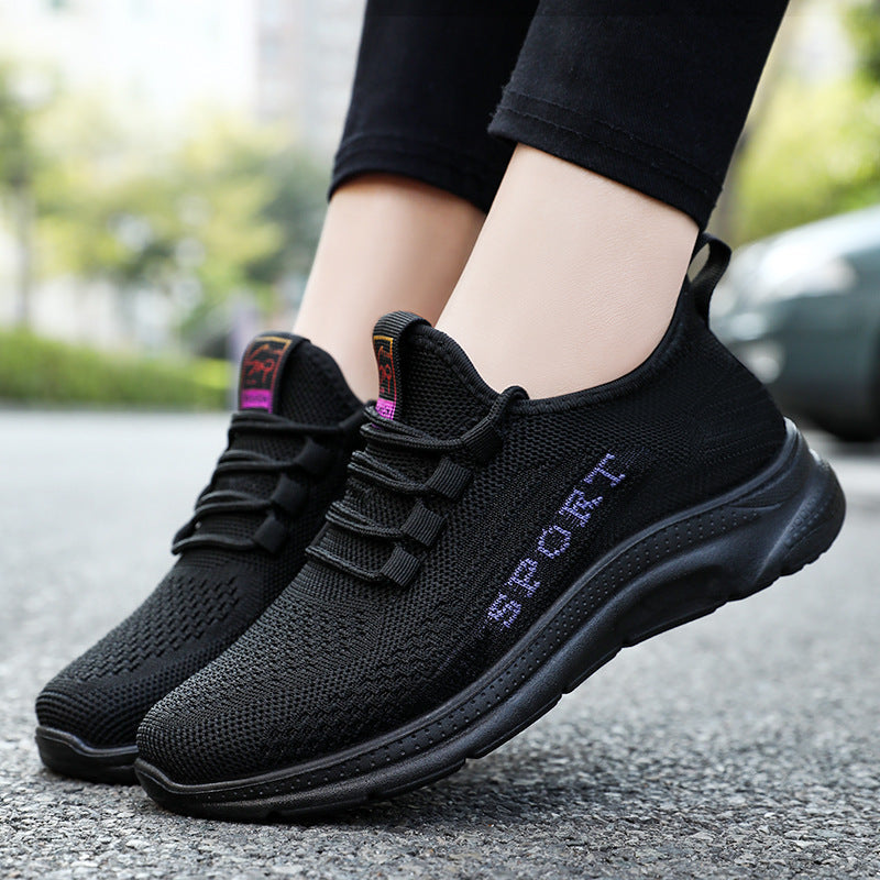 Women's Breathable Sport Sneakers with Innovative Quick-Lace System
