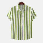 Women's Short-Sleeve Striped Shirt