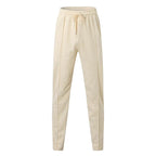 Women's Elastic Casual Pants with Waffle Texture