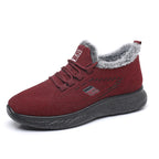Women's Athletic and Warm Sneakers with Fleece Lining