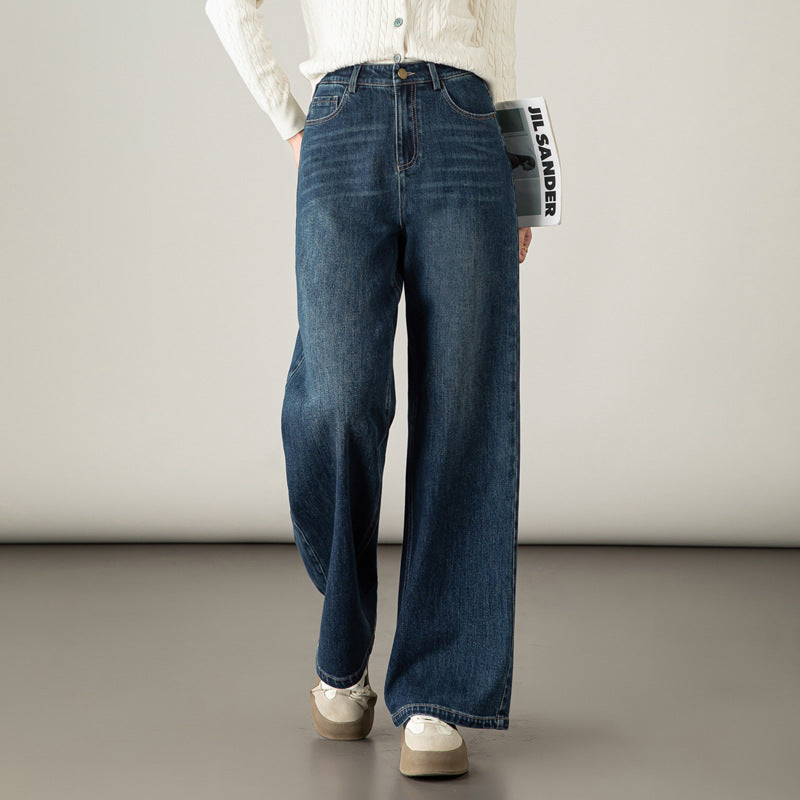 Women's High-Waisted Wide-Leg Trousers
