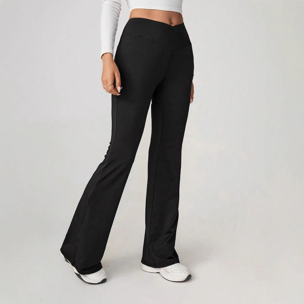 Women's High-Waisted Flared Leggings