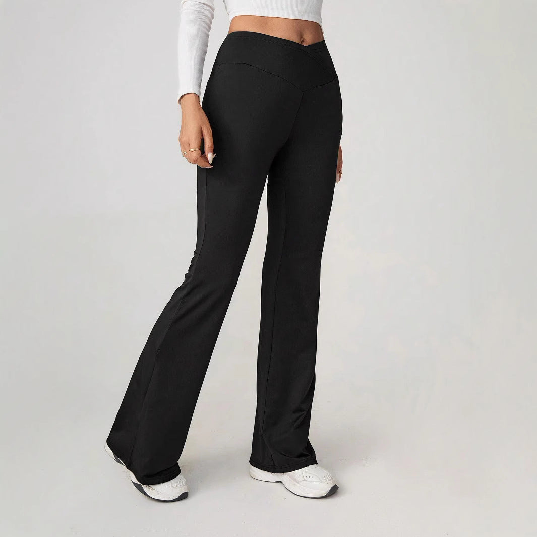 Women's High-Waisted Flared Leggings