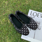 Women's Ballet Flats with Bow Detail