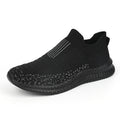Women's Breathable Slip-On Sports Shoes with Elastic Knit