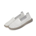 Women's Breathable Moccasins with Fashionable Cut-Out Design and Comfortable Footbed