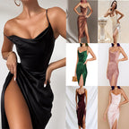 Women's Draped Evening Dress