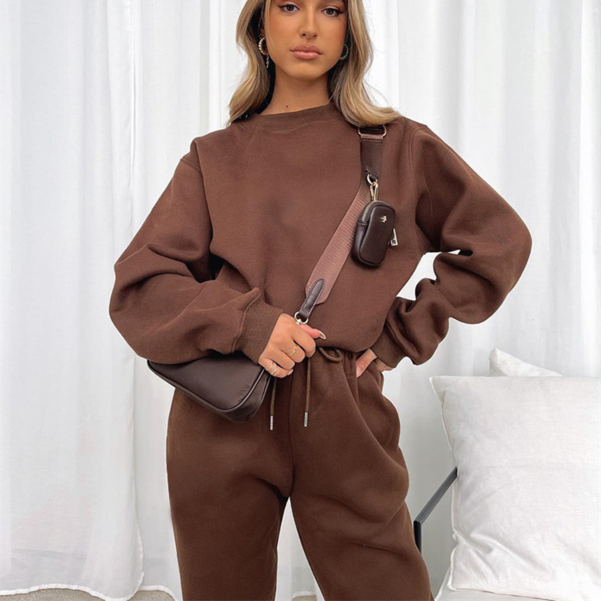 Women's Sporty Fleece Sweat Suit