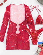 Women's Swim Dress with Refined Cut-Out Design
